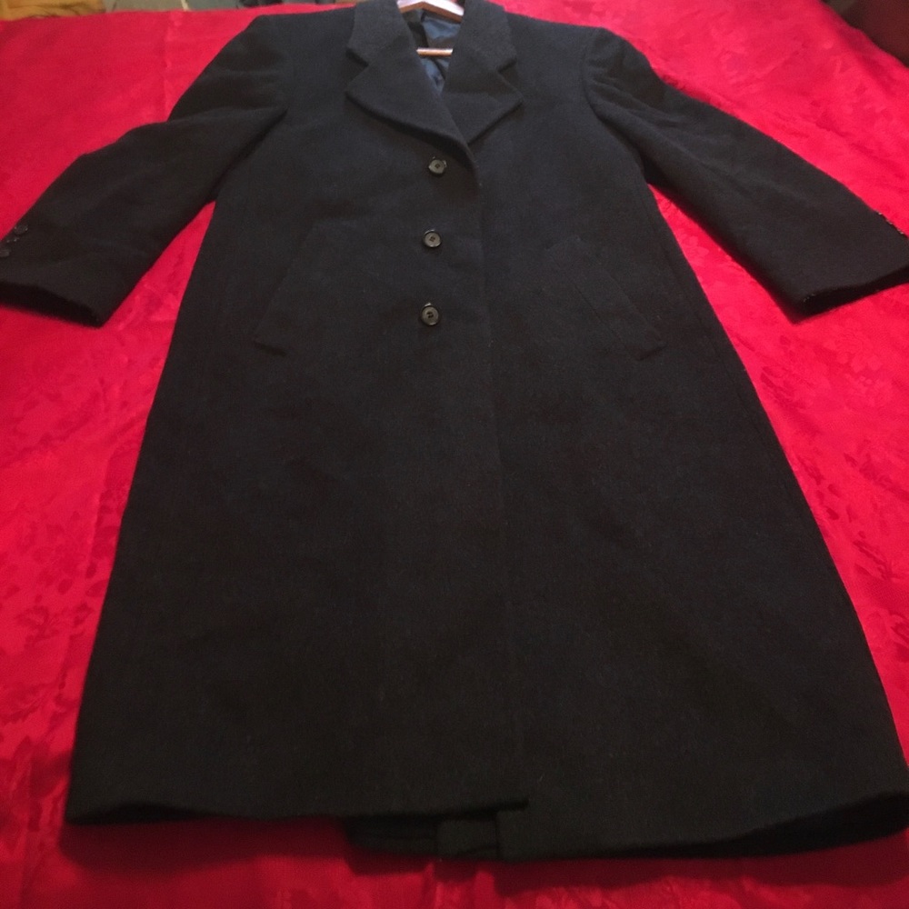Bert Pulitzer Coat Jacket Mens Wool Peacoat  Winter